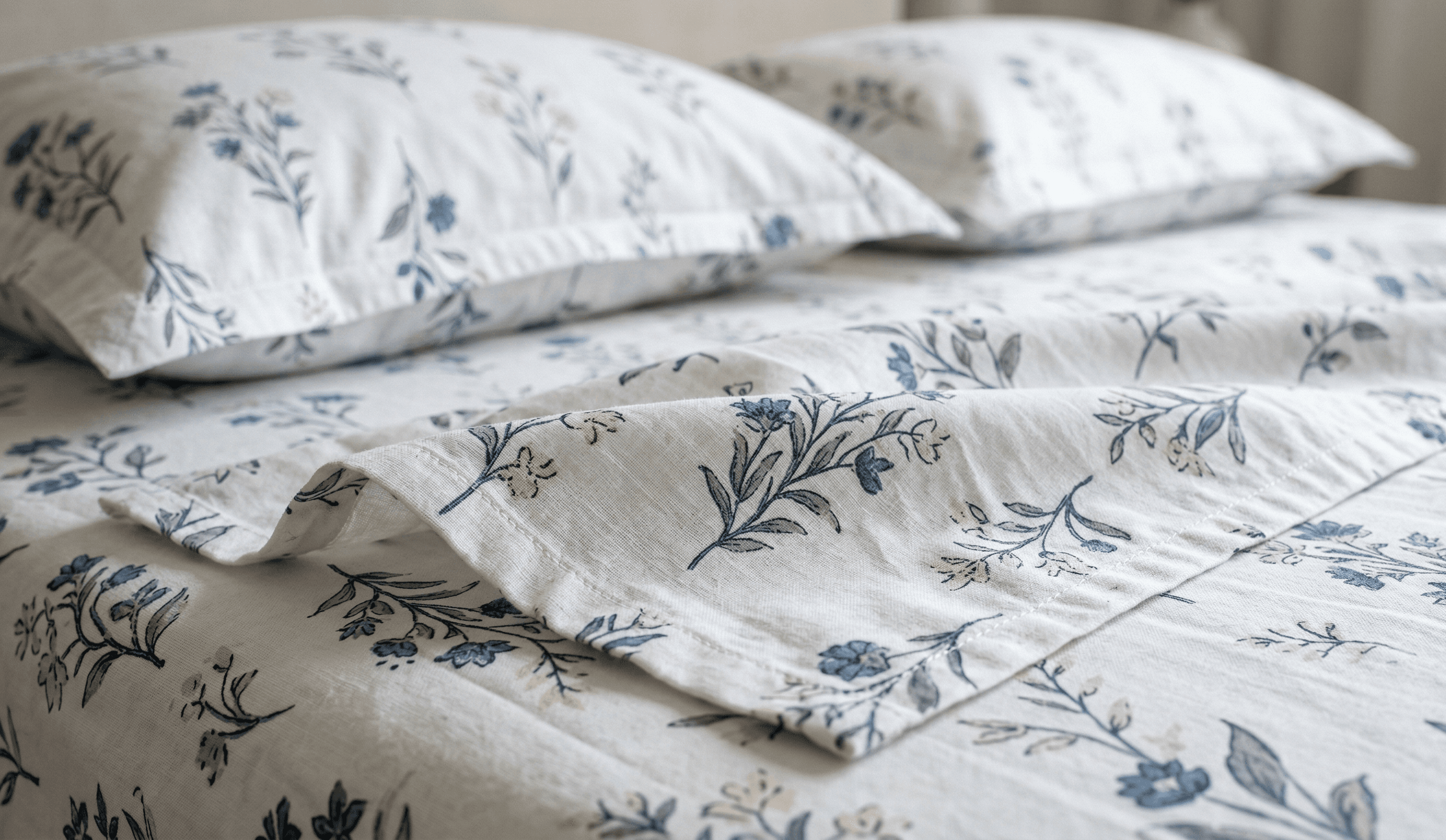 Layers Double Bed Sheet (with 2 pillow covers)