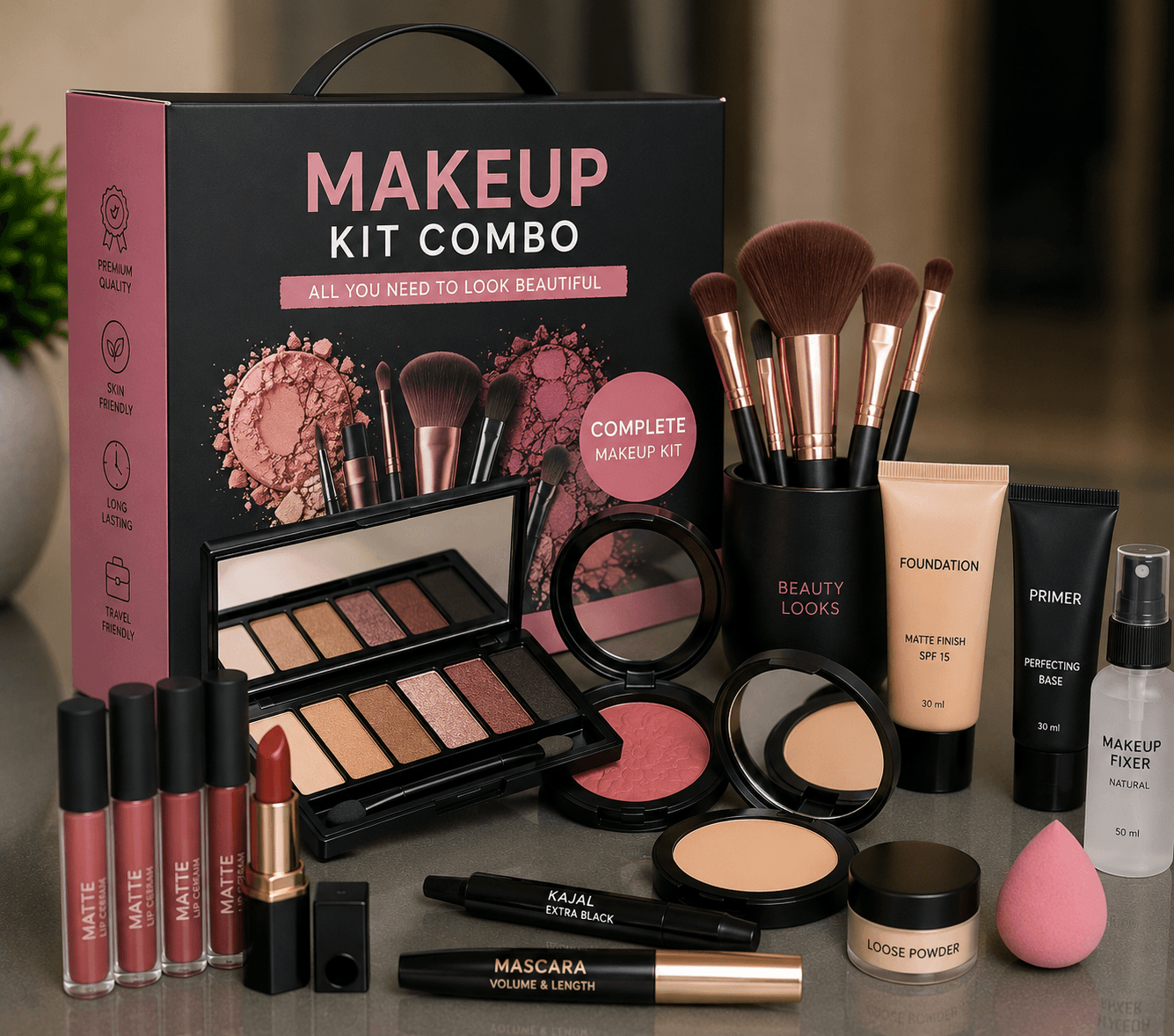 Pro Makeup Kit Combo